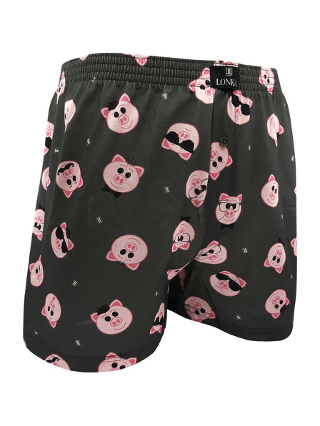 Lonka Slip bărbătesc Lonka multicolor (Karlos - purceluși)