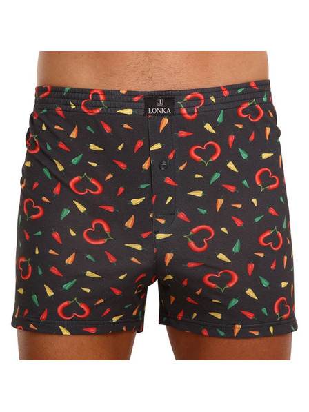 Lonka Slip bărbătesc Lonka multicolor (Karlos - ardei iuți)