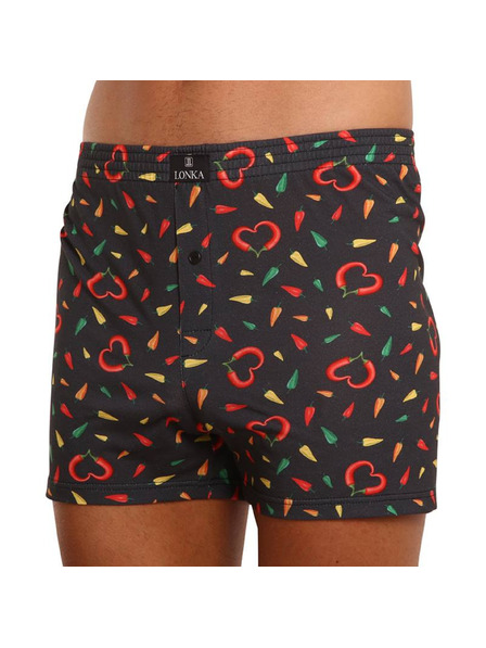 Lonka Slip bărbătesc Lonka multicolor (Karlos - ardei iuți)