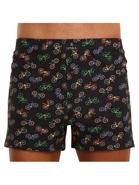 Lonka Slip bărbătesc Lonka multicolor (Karlos - bike/black)