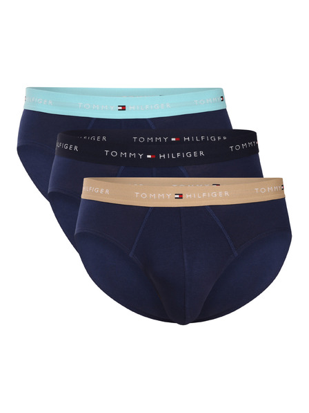 Tommy Hilfiger Set de trei - slip pentru bărbați Tommy Hilfiger albastru închis