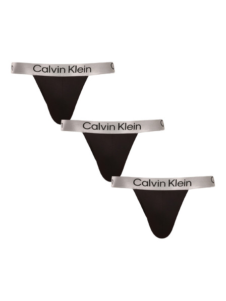 Calvin Klein Set de trei - Jockstrap-uri bărbătești Calvin Klein negru