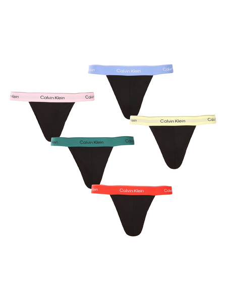 Calvin Klein Set de cinci - jockstrap bărbătesc Calvin Klein negru