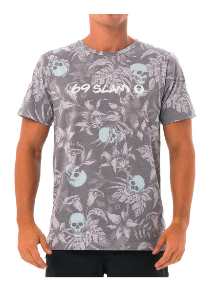 69slam Tricou bărbătesc 69SLAM WILD GARDEN BLUE HANS
