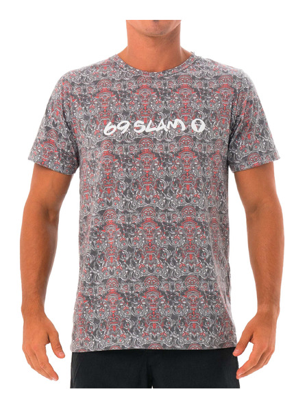 69slam Tricou bărbătesc 69SLAM TOTEM MASK BLACK HANS