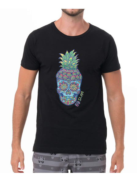 69slam Tricou bărbătesc 69SLAM PINE SKULL BLACK