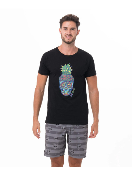 69slam Tricou bărbătesc 69SLAM PINE SKULL BLACK