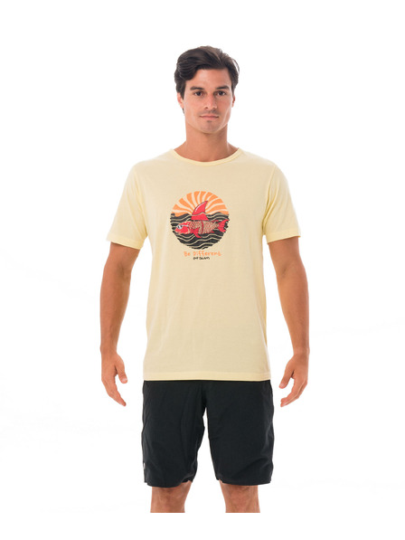 69slam Tricou bărbătesc 69SLAM SHARK CRUISE YELLOW