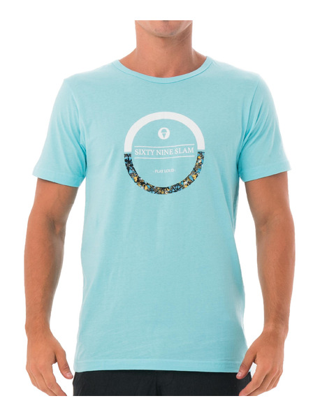 69slam Tricou bărbătesc 69SLAM WHITE SIGN BLUE DNA