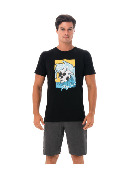 69slam Tricou bărbătesc 69SLAM SKULL ISLE BLACK