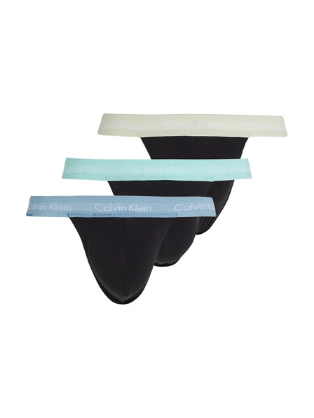 Calvin Klein Set de trei - Jockstrap-uri bărbătești Calvin Klein negru