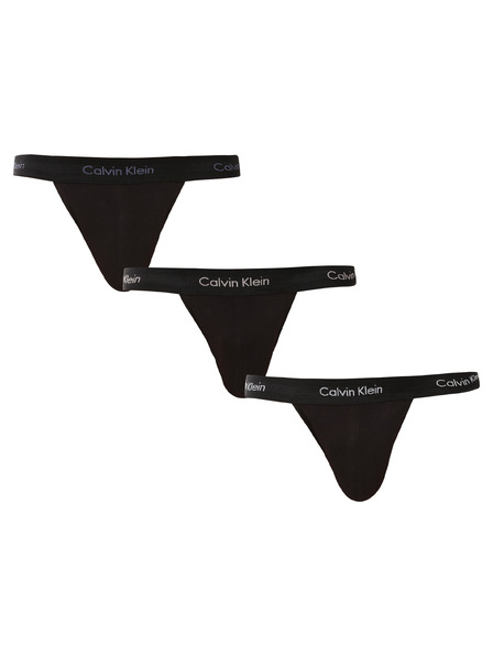 Calvin Klein Set de trei - Jockstrap-uri bărbătești Calvin Klein negru