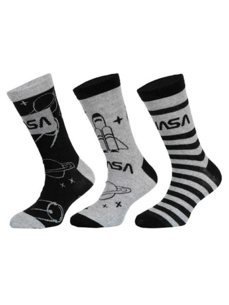 Trenýrkárna Set de trei - Șosete copii NASA multicolor (39269/grey)