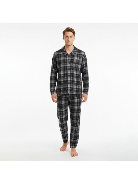 Gianvaglia Pijama bărbătesc Gianvaglia multicolor (2502/black)