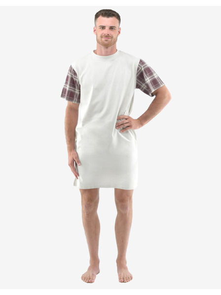 gino Cămașă de noapte bărbătească Gino multicolor