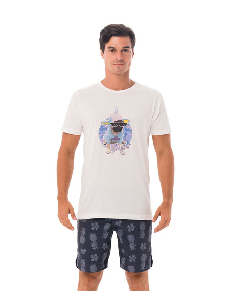 69slam Tricou bărbătesc 69SLAM PUGNICORN WHITE