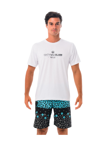 69slam Tricou bărbătesc 69SLAM TEXTO WHITE UPF +30
