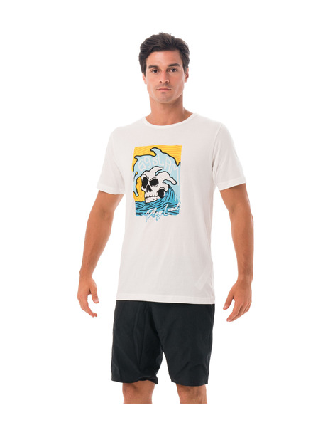 69slam Tricou bărbătesc 69SLAM SKULL ISLE WHITE