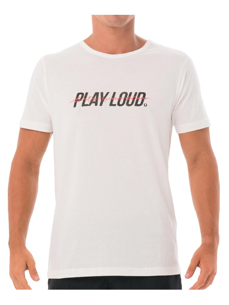 69slam Tricou bărbătesc 69SLAM PLAYLOUD WHITE DNA