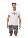 69slam Tricou bărbătesc 69SLAM GI NINE WHITE