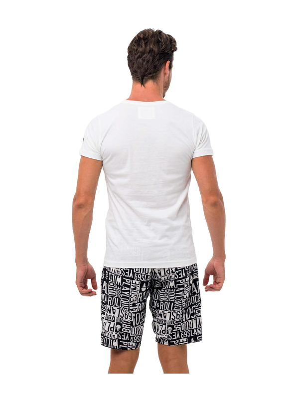 69slam Tricou bărbătesc 69SLAM GI NINE WHITE