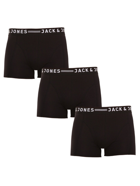 Jack & Jones Set de trei boxeri negri Jack & Jones Sense