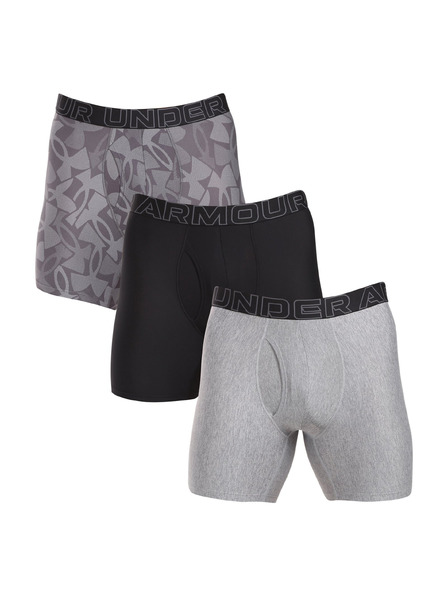 Under Armour Boxeri pentru bărbați Under Armour M UA Perf Tech Nov 6in (3 buc)