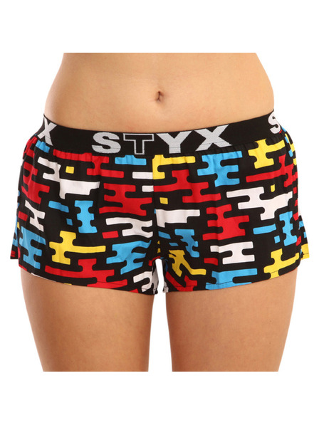Styx Pantaloni scurți sport Styx art pentru femei din cauciuc plat