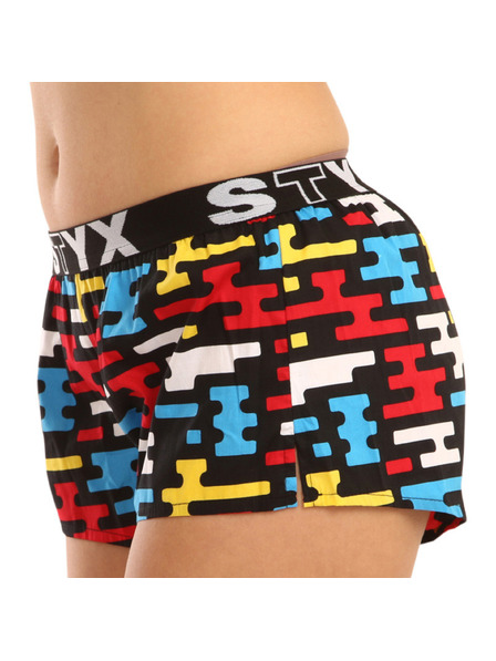 Styx Pantaloni scurți sport Styx art pentru femei din cauciuc plat