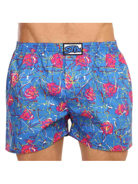 Styx Pantaloni scurți supradimensionați pentru bărbați Styx art classic rubber Jáchym hearts