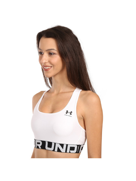 Under Armour Sutien pentru femei Under Armour UA HG Mid Branded-WHT