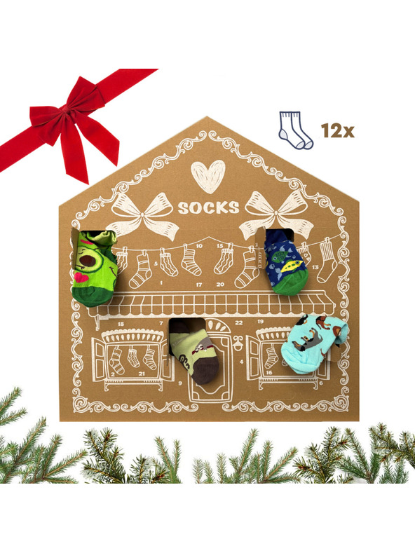 Dedoles Calendar de advent 12x șosete copii Dedoles
