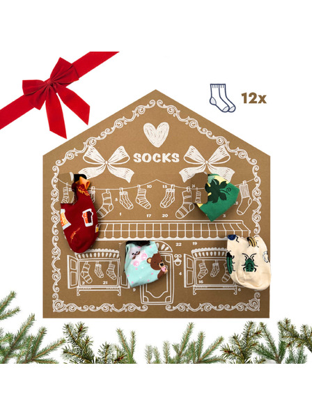 Dedoles Calendar de advent 12x șosete Dedoles