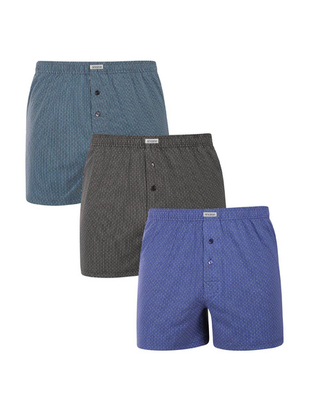 andrie Set de trei - boxeri bărbătești Andrie multicolor