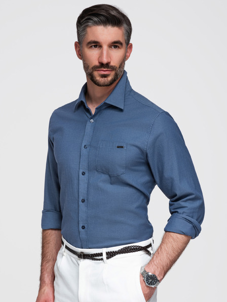 Ombre Clothing Cămașă K695 - denim Ombre Clothing