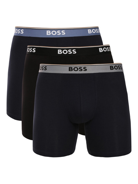 BOSS Set de trei - boxeri bărbați BOSS negri