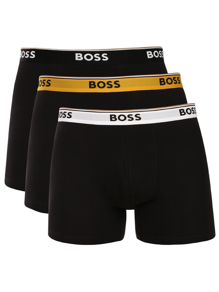 BOSS Set de trei - boxeri bărbați BOSS negri