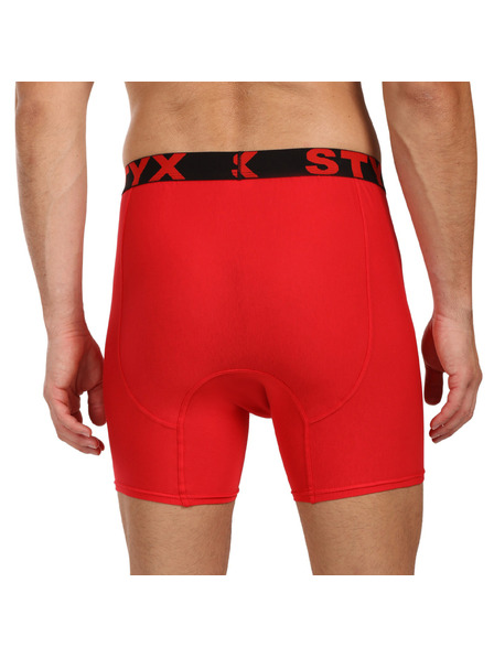 Styx Boxeri lungi bărbătești Styx talie sport roșu