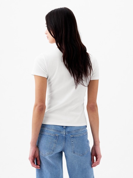GAP Tricou Rib Logo GAP