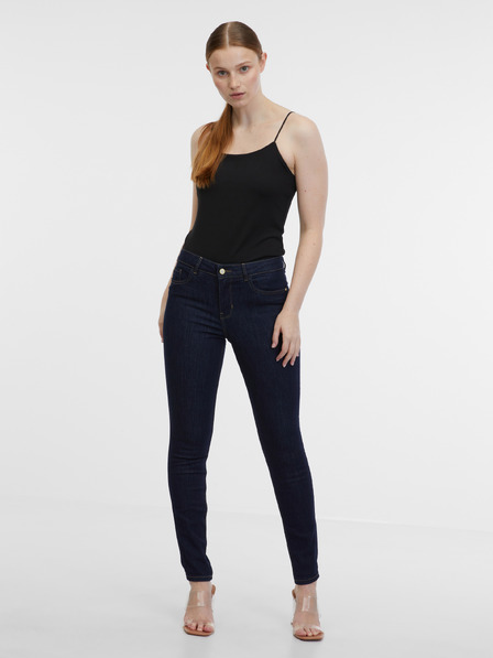 Orsay Blugi jeggins albastru închis pentru femei ORSAY