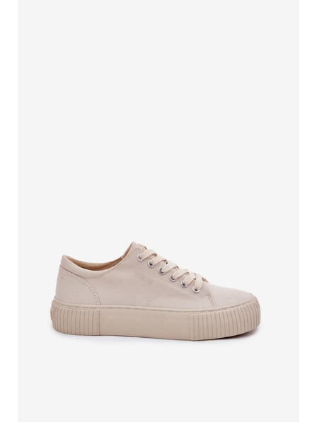 BIG STAR SHOES Adidași din pânză pentru femei Big Star - bej