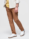 Ombre Clothing Pantaloni bărbătești cu buzunare cargo și tiv la pernă - maro cald V2 P1526 Ombre Clothing