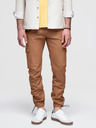 Ombre Clothing Pantaloni bărbătești cu buzunare cargo și tiv la pernă - maro cald V2 P1526 Ombre Clothing