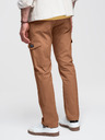 Ombre Clothing Pantaloni bărbătești cu buzunare cargo și tiv la pernă - maro cald V2 P1526 Ombre Clothing