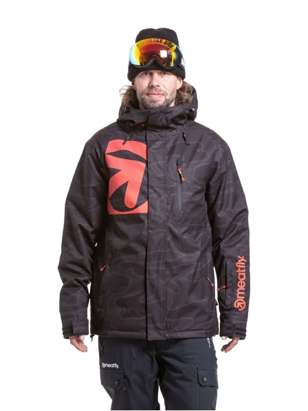 Meatfly Meatfly jachetă pentru bărbați SNB & SKI Shader Morph Black