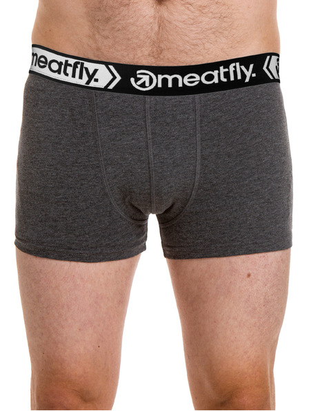 Meatfly Boxeri bărbătești Meatfly Balboa Boxershorts Four Pack Black/Grey Heather