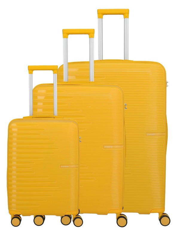 Travelite Set de geanți de călătorie Travelite Pacific S,M,L Yellow