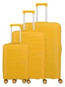 Travelite Set de geanți de călătorie Travelite Pacific S,M,L Yellow