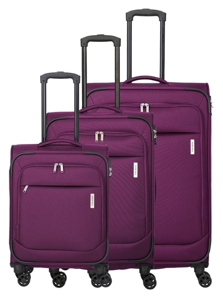 Travelite Set de geanți de călătorie Travelite Priego S,M,L Berry