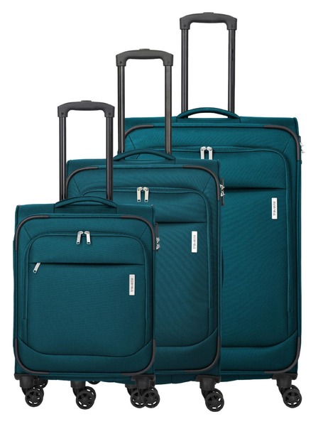 Travelite Set de geanți de călătorie Travelite Priego S,M,L Petrol